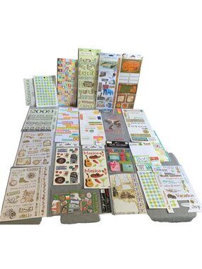 Scrapbooking Sticker Collection - Travel Mexico Alphabet Adventure Themes